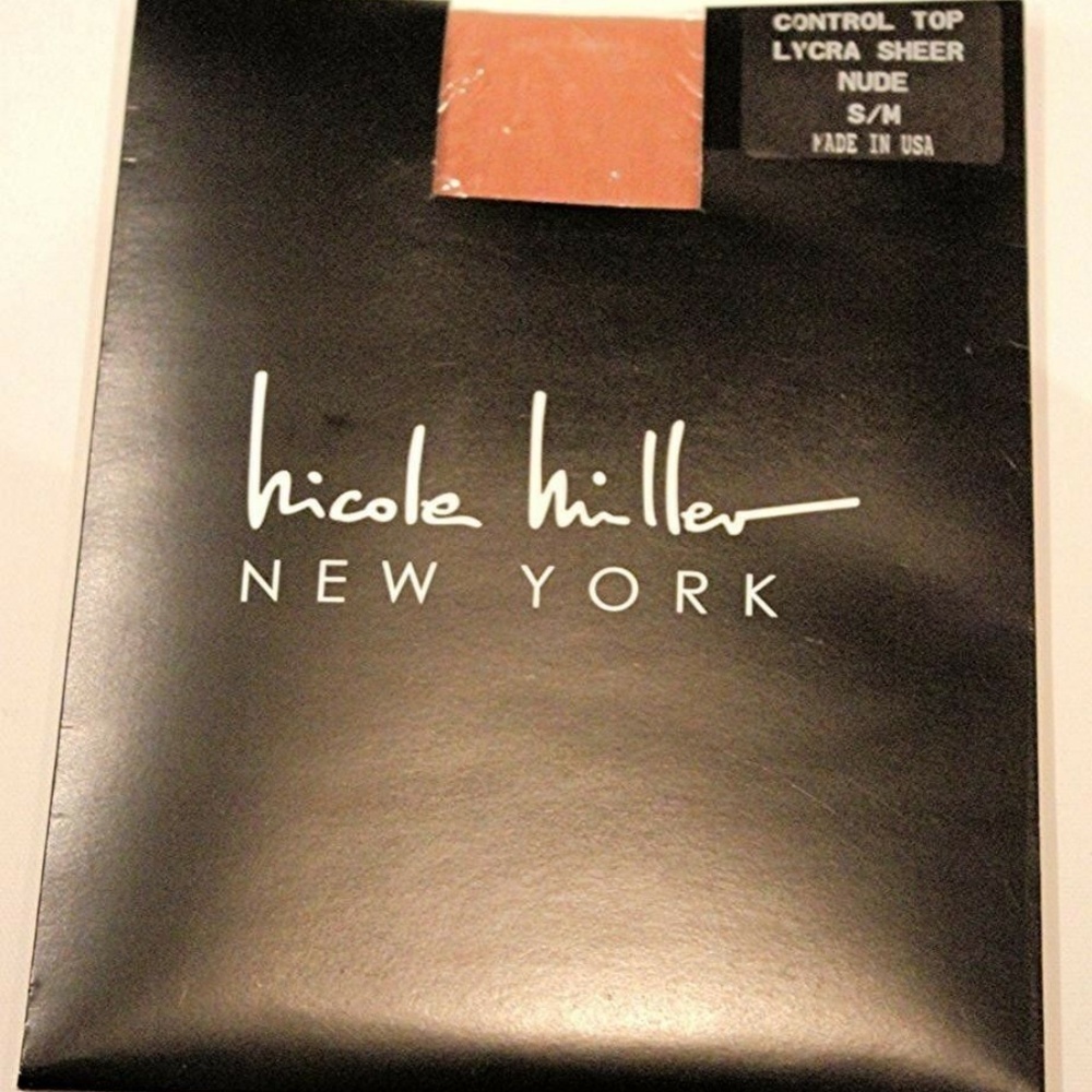 Nicole Miller Control Top Sheer Pantyhose, Nude